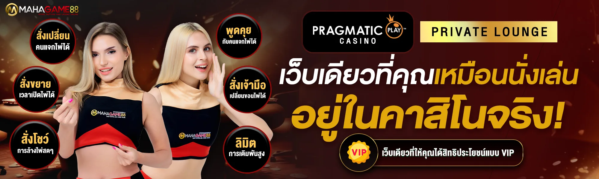 สิทธิพิเศษ VIP MAHAGAME88 เว็บตรง